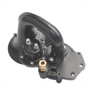 Klaxon électrique à sonorité élevée pour camions et véhicules d'ingénierie, 12V, noir, klaxon à air universel - Product Image 4