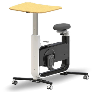 <b>Mini</b> Exercise Bike with Table <b>Desk</b> Home Use Indoor for Hand and Leg Exerciser Rehabilitation in Gym Scene - Product Image 1