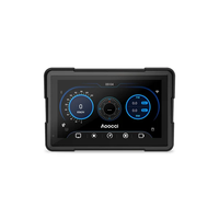 AOOCCI BM7 Pantalla GPS Inalámbrica Impermeable de 7 Pulgadas para Tablero de Auto, Android Auto, Carplay, Navegación Portátil, 1 Año, Motocicleta