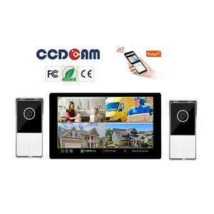 Custom Videocitofono 2 Fili אינטרקום מערכת הרף וידאו פעמון אלחוטי עם בית אבטחת Cctv 1080 P מצלמה