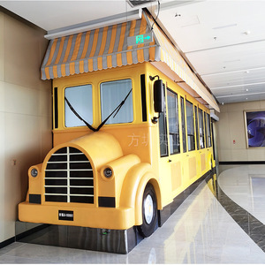 Kiosco de Venta de Modelos de Autobuses de Fibra de Vidrio, Exhibición Personalizable para Centros Comerciales Interiores - Product Image 4