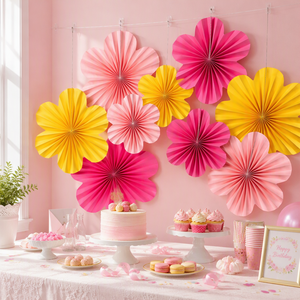 Adornos Colgantes de Papel de Seda Multicolor en Forma de Panal de Abeja para Decoración de Fiestas de Cumpleaños - Product Image 3