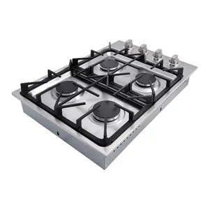 Hyxion factory Stainless Steel gold electrichobs gas cooktop 2 burner Gas Cooktops