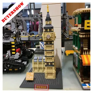 Arquitectura 4211 Big Ben clásico Skyline montaje plástico ladrillos modelo niños bloques de construcción conjunto niños regalo juguetes ciudad - Product Image 4
