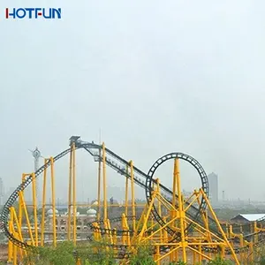 Grandes attractions de manèges à sensations fortes pour parc d'attractions importation de chine parc d'attractions jeux 780m montagnes russes suspendues à vendre