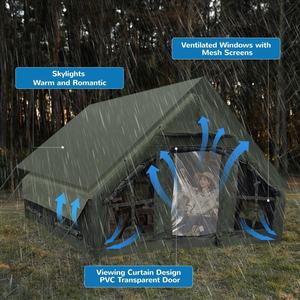 NOUVEAU 2026 LEAO <span class=keywords><strong>Tente</strong></span> familiale gonflable géante pour camping extérieur, avec cloison, quantité minimale de commande de 6m² - Product Image 6