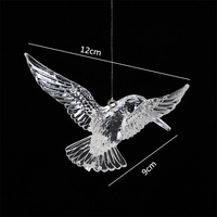 Oiseau volant en acrylique transparent de mariage de FL-218 pour la décoration de plafond
