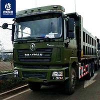 Camion à benne basculante utilisé de SHACMAN Delong 20m3 pour la charge lourde 10 tonnes 20tons 6*4 camion à benne basculante