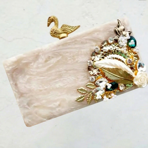 Bolsos de Mano de Resina Estilo Bohemio, Diseño Nuevo, Portátiles, Vintage, Multicolores, Personalizables, para Primavera/Verano - Product Image 1