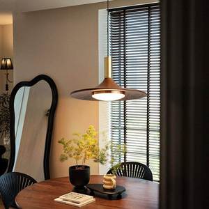 Japanese Style UFO Pendant <b>Light</b> Warm Led Round Gold Single Head Chandelier For Tea Room <b>Bar</b> Restaurant Lighting - Product Image 2