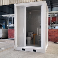 Remorque de toilettes portables multi-emplacements pour camp de chantier