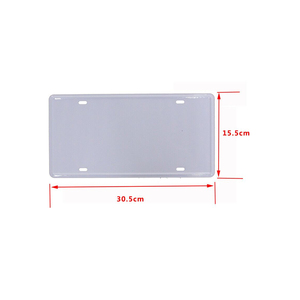 Placa de licencia <span class=keywords><strong>personalizada</strong></span>, placas de Metal en blanco, decoración de pared, hojalata, 20x30cm, 30x40cm - Product Image 1