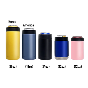 14 oz 16oz 375ml 500ml Customized 12oz Stainless Steel Insulated Beer <b>Can</b> <b>Cooler</b> for Party - Product Image 1