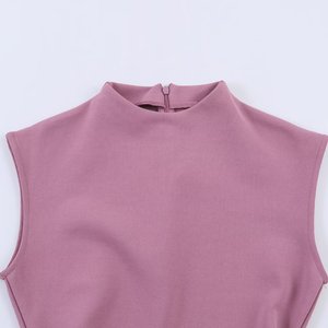PB&ZA Femme 2026 Nouvelle Collection Printemps <span class=keywords><strong>Robe</strong></span> Courte <span class=keywords><strong>Chic</strong></span> et Tendance en <span class=keywords><strong>Dentelle</strong></span> Élastique Vintage Sans Manches Robes Féminines Vestidos <span class=keywords><strong>Robe</strong></span> Mujer - Product Image 4
