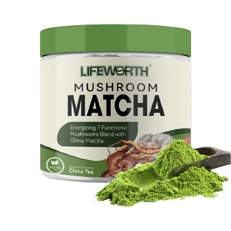 Lifeworth Reishi Mushroom Extract Green Flower