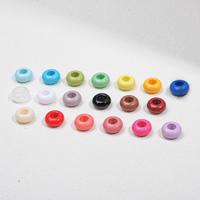 Pack d'accessoires de perles colorées en forme de donut, sangles de téléphone en acrylique à suspendre, bracelets, composants de bijoux DIY, modèle