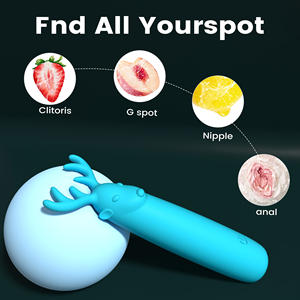 Vibrador Anal Recargable USB <span class=keywords><strong>Mini</strong></span> Elk, Impermeable, para Uso Masculino y Femenino, 10 Velocidades, Estimulación del Punto G y Anal, Vibrador de Bala - Product Image 4