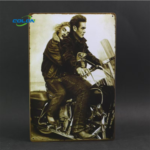 Insegne Vintage Personalizzate per Garage e Bar, Targhe in Metallo Stile Retrò, Decorazioni da Parete in Stile Artistico - Product Image 1