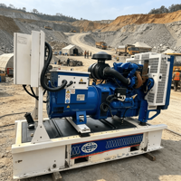 Generator Set Diesel Tipe Terbuka P65E 65kVA 52kW 3 Fasa 50Hz Mesin Motor Tenaga Industri untuk Lokasi Konstruksi Pertambangan
