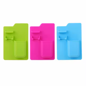 Wholesale Punch-Free Silicone Toothbrush Holder Mirror Wall-Mounted Toiletries Razor Storage Rack for Promotional Business <b>Gifts</b> - Product Image 5