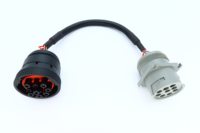Cable Adaptador J1939 Tipo 1 de 9 Pines Macho a CAT de 9 Pines para Equipo Pesado