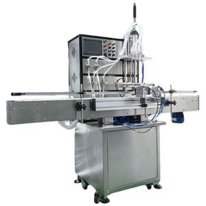 Machines de remplissage automatiques à 4 têtes pour sauce chili, pâte, shampoing, savon, bouteilles en plastique, jus d'orange, miel, parfum - Product Image 6