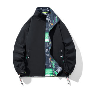 Blouson réversible populaire pour homme, style coréen décontracté, printemps-automne, nouvelle tendance jeunesse 2025, col montant, uniforme de baseball, très tendance - Product Image 5