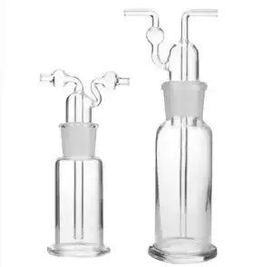 Manufacturer High Quality Wholesale Laboratory Glassware Gas Wash Bottle Glass