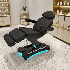 Tempat tidur bulu mata Motor 3/4 elektrik, Ranjang kecantikan wajah meja pijat tato pemeriksaan medis sandaran estetika - Product Image 1