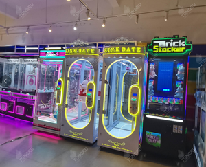 Grande machine de jeu d'arcade d'intérieur sur pied, type grue à ciseaux pour couper <span class=keywords><strong>le</strong></span> fil, avec distributeur de peluches et de cadeaux - Product Image 6