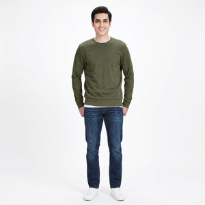 Sudaderas de Hombre de Color Sólido Fabricadas en Pakistán, Diseño Personalizado con Logotipo, Sudaderas Básicas para Hombre, 100% Algodón Felpa, Unisex - Product Image 1
