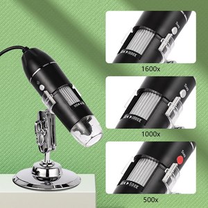 Cámara de microscopio <span class=keywords><strong>digital</strong></span> USB portátil 1000X Lupa 8 luces LED, Plug & Play para PC, Android, Mac Ideal para PCB/Skin - Product Image 3