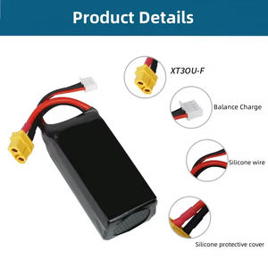 High Performance Drone LiPo Battery 12600MAH 8S 29.6V XT60 / XT90 batterie lithium for FPV drone <b>RC</b> <b>Airplane</b> Drones Accessories - Product Image 3