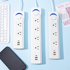 Regleta de Enchufes de Alta Calidad A37 A38 B16U 1525U <span class=keywords><strong>con</strong></span> Interruptor, 2 Puertos USB, 4 Tomas de Corriente, Enchufe de Extensión Universal Inteligente de 10A - Product Image 6