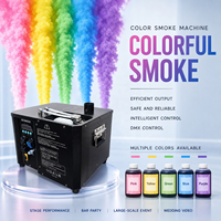 Machine à fumée colorée pour événements de révélation du sexe (garçon ou fille), spectacles, concerts, scènes, fêtes, avec liquide de fumée coloré