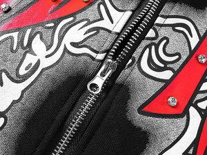 เสื้อฮู้ดดี้ผู้ชาย ผ้าคอตตอน 100% คุณภาพสูง ขายดี ซิปหน้า สไตล์สตรีทแวร์ น้ำหนักมาก ดีไซน์ผสมผสานอารมณ์ต่างๆ - Product Image 5