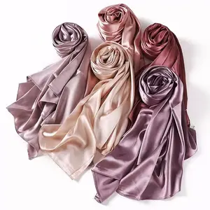 2023 новый дизайн хиджаба, атласный Шелковый Хиджаб, Оптовая торговля, шарф из пашмины, бандана, малазийский модальный мусульманский женский тудунг бавал
