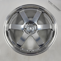 Spiegelpolierte 6061-T6 Geschmiedete 5x112 5x120 18 19 20 21 22 Zoll Geschmiedete Räder Monoblock 6-Speichen-Felgen für BMW M3 M4 Tesla Model Y