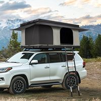 Tente de toit rigide pour 4 personnes, légère, à installation rapide et automatique, tente de toit pop-up