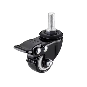 Silent Universal Light Duty Furniture Storage Rack <b>Wheels</b> 1.5 2 Inch PU Polyurethane <b>Wheel</b> Swivel and Fixed Caster - Product Image 4