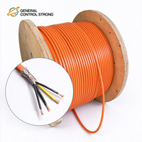 Câble d'alimentation servo industriel à vente directe d'usine avec âme en cuivre blindée, câble d'alimentation moteur en PVC 4 conducteurs 600V avec certification CE