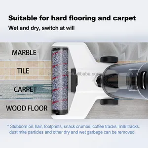 Upright Cordless Cleaning Appliances Wet And Dry Vacuum Cleaner Mop With Self-Cleaning Floor Washing Mop For Floor Cleaning