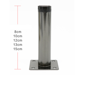 Set di 4 Gambe in Metallo Dorato per Mobili Moderni, Supporti per Divani, Poltrone, Armadi e Tavoli - per Hotel - Product Image 5