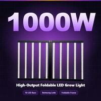 Promotion : Lampe de culture LED Samsung 1000W à spectre complet pour serres commerciales et culture intérieure, et pour les nouveaux clients souhaitant tester