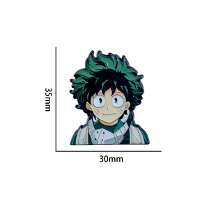 Hybride En Gros Badge Pin Anime Logo Mode <span class=keywords><strong>Manga</strong></span> Bouton Pin Personnalisé Épinglettes Hommes et femmes Manteau Broches Cadeau - Product Image 4