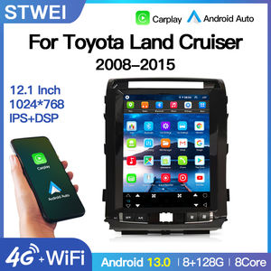 STWEI pour Toyota Land Cruiser 2008-2015 Autoradio Auto DSP Carplay GPS Navi Lecteur multimédia Android de style Tesla Vidéo Wifi - Product Image 2
