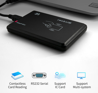Lecteur de cartes RFID intelligent à port série RS232, 125 kHz, ABS, Plug & Play, distance de lecture de 8 cm, pour contrôle d'accès et gestion du stationnement
