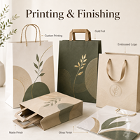 Sac en papier personnalisé avec poignée en ruban, sac cadeau de luxe, emballage en papier imprimé pour boutique, cosmétiques, bijoux et utilisation de marque