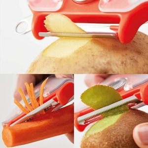 3 in 1 Kitchen Rotating Fruit and <b>Vegetable</b> Paring Knife <b>Vegetable</b> <b>Cutter</b> Peeler Grater Peeling Knife - Product Image 6