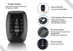 เครื่องนวดขาแบบอัดอากาศ 6 ช่อง แรงดัน 80-260 มม.ปรอท ชาร์จผ่าน USB เพื่อการฟื้นฟูการไหลเวียนโลหิต |   โรงงานโดยตรง - Product Image 5